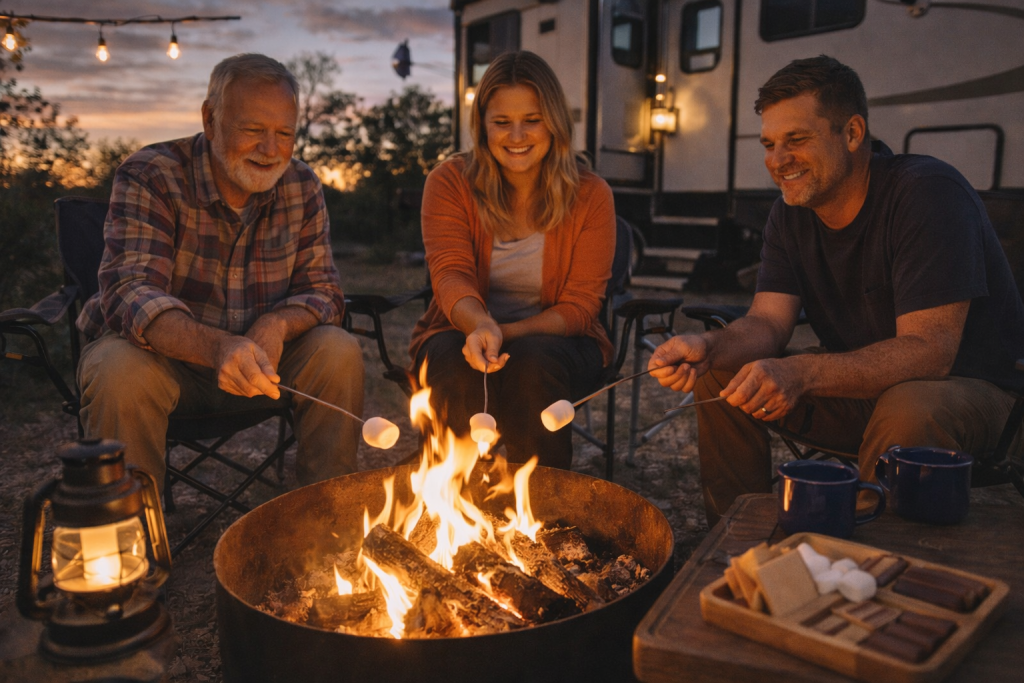 RV campfire tips Wichita