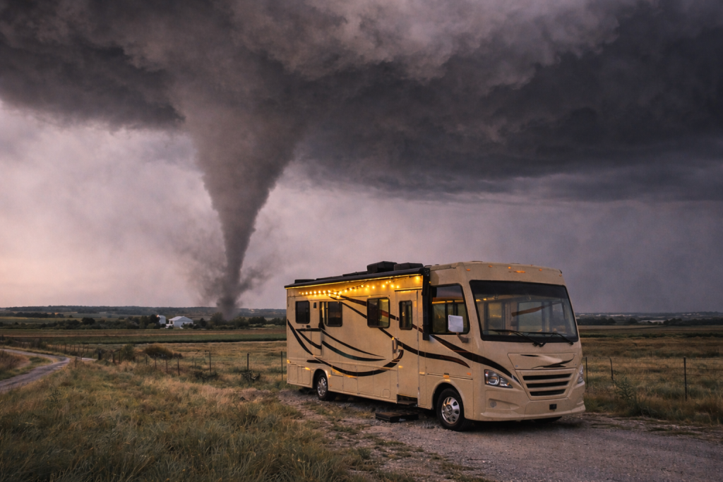 RV tornado safety Kansas