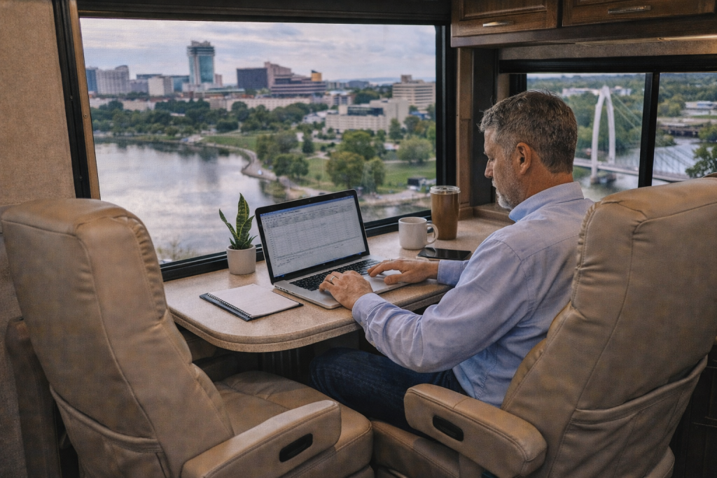 long term RV routine Wichita