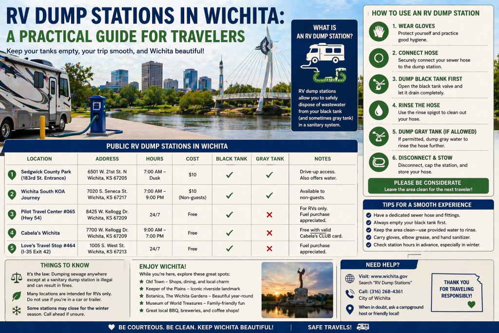 RV dump stations Wichita KS