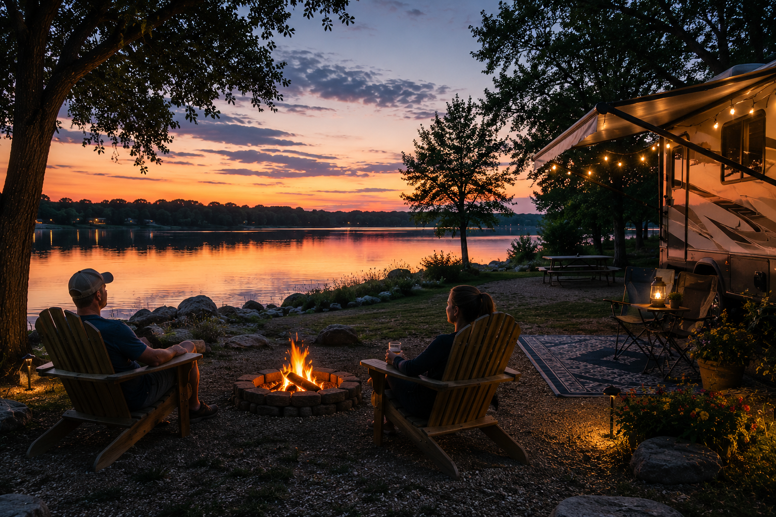 relaxing lakes near Wichita