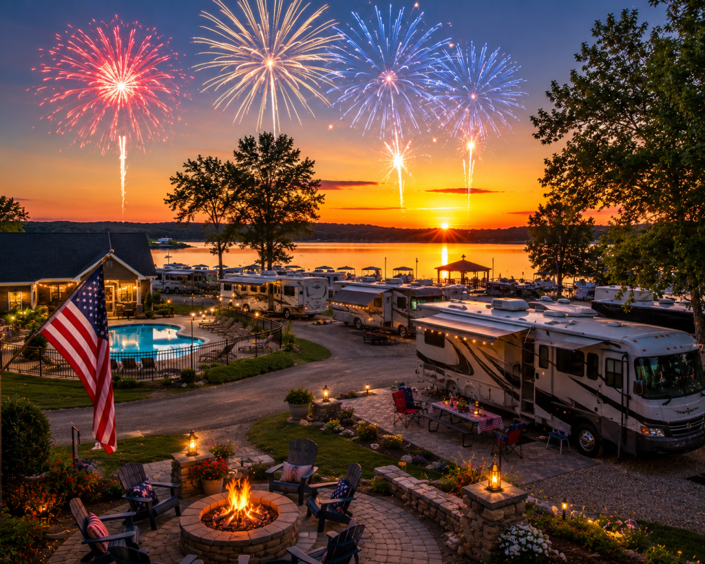 book spring lake rv resort july 4th wichita
