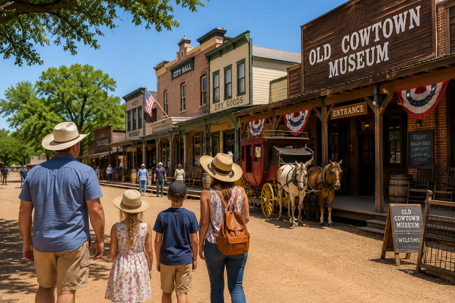 old cowtown museum summer in wichita