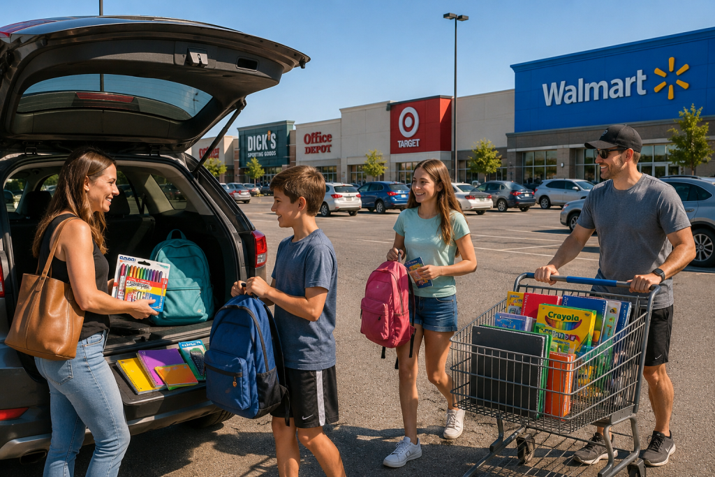 back to school shopping near Halstead wichita