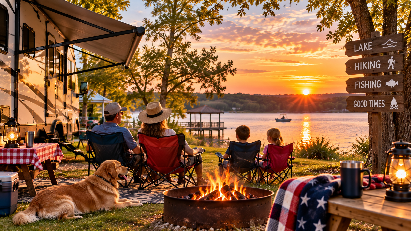 Labor Day weekend Spring Lake RV Resort Wichita